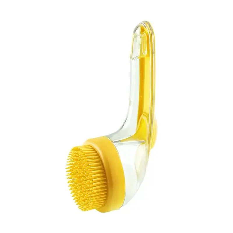 Pet Bath Brush with Soap Dispenser for Dogs and Cats