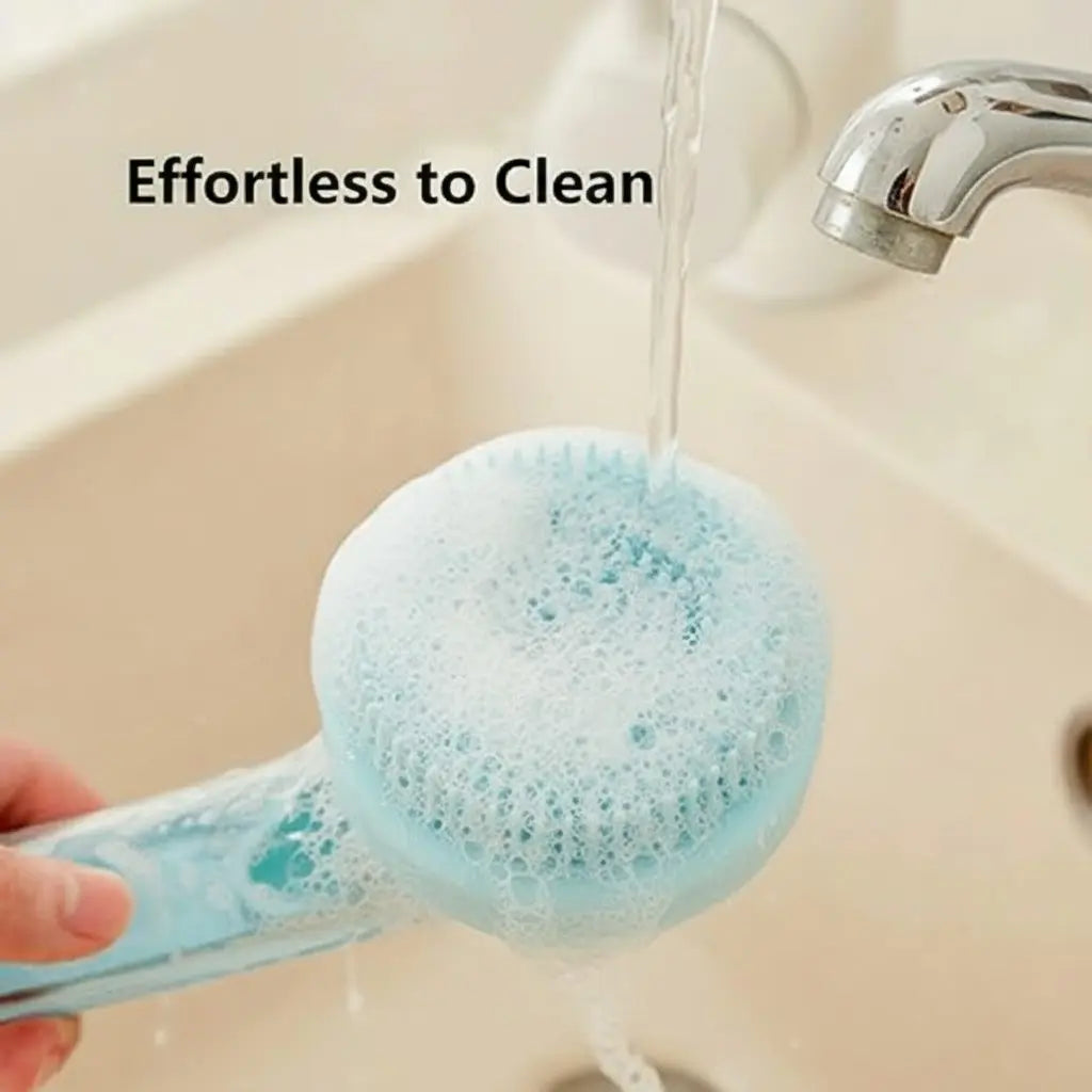 Pet Bath Brush with Soap Dispenser for Dogs and Cats