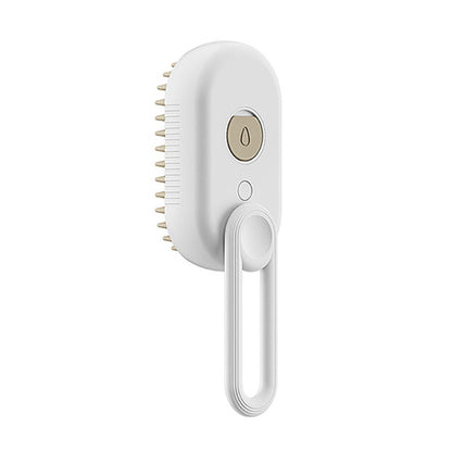 3-in-1 Steam Pet Grooming Brush for Cats & Dogs with Massage Function