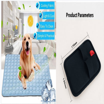 Cooling Ice Silk Pet Bed Mat for Dogs & Cats