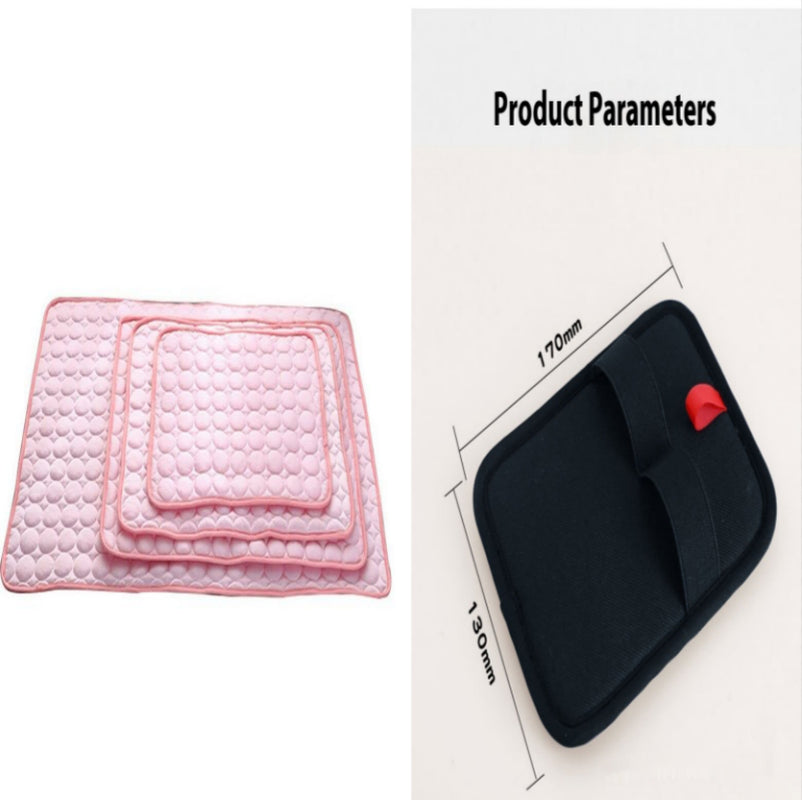 Cooling Ice Silk Pet Bed Mat for Dogs & Cats