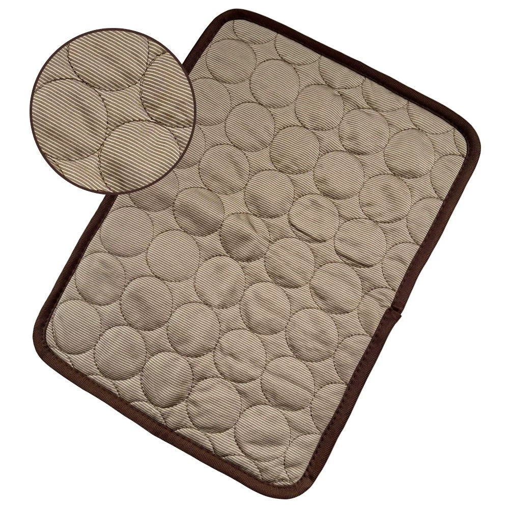 Cooling Ice Silk Pet Bed Mat for Dogs & Cats