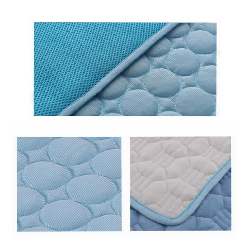 Cooling Ice Silk Pet Bed Mat for Dogs & Cats