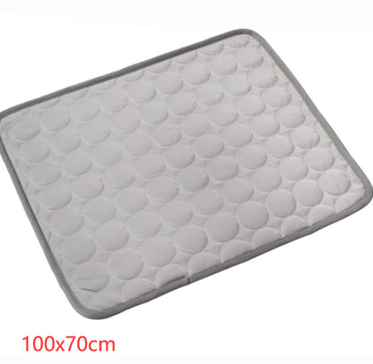 Cooling Ice Silk Pet Bed Mat for Dogs & Cats
